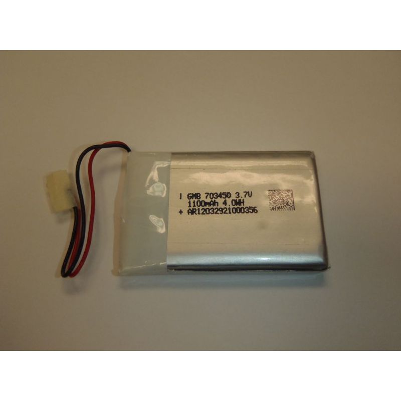 gmb703450 3.7v 4.0wh, li-ion, small thin lithium battery pack, 32x50x6mm | elliott electronic supply