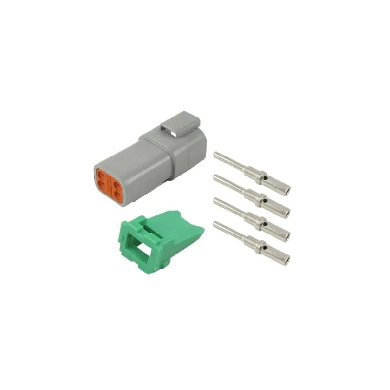 専用① 102-8804 deutsch weather pack kit, caterpillar 4 pin housing, male