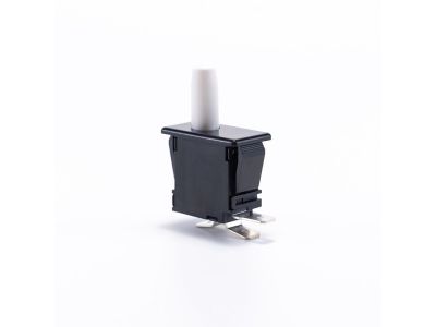 PUSH BUTTON SWITCH, SNAP-IN .5 inch X 1 inch Lamb PP1 Cutoff Switch 16A 125V, MOMENTARY SPDT ON - OFF, 3/16 QIUCK SLIDE SPADE TERMINALS, Funrnice Safty Switch
