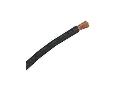 3/0GA POWER WELDING CABLE BLACK STRANDED 600V / 221Degrees