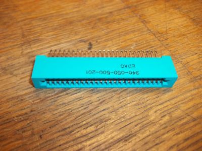 CARD EDGE CONNECTOR 50 Position, .1 inch SOLDER EYELET DOUBLE READOUT EDAC