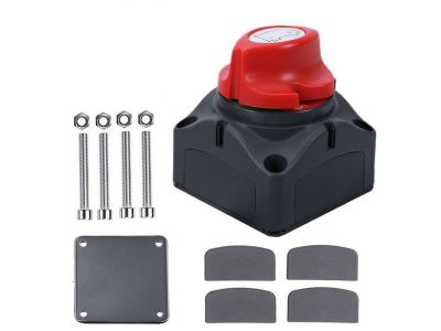 RV Marine Boat Solar Battery Isolator Disconnect Rotary Switch 12VDC Cut Off On/Off