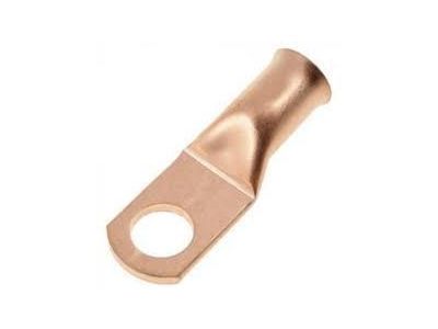1 GAUGE 1/2 INCH STUD TUBULAR COPPER LUG TERMINAL 5PK
