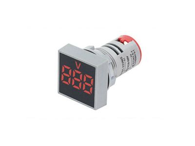 RED LED 115V 220V 240V 440V AC VOLT DIGITAL PANEL METER AD16-22FSV 60-500VAC