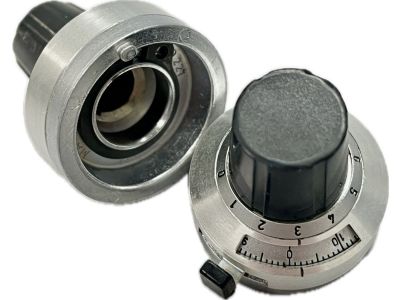 AMPHENOL D221 COUNTING DIAL for 1/4 inch shaft. Counting Dial Knob Only.