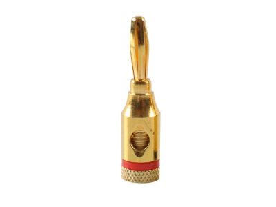 10GA BANANA PLUG RED GOLD HEAVY DUTY