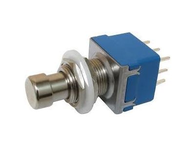 Push Button, Push On Push On, P-H501-PC Foot switch, Foot Pedal, DPDT or 3PDT, Blue, GORVA