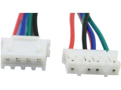 3D Printer Stepper Motor cable 4pin to 6pin XH2.54 connector wire Lw, 8 inch Long 20cm