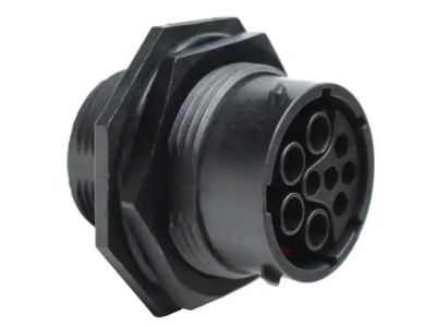 Amphenol 9 Position Circular MIL Connector Receptacle Housing Panel Mount W08