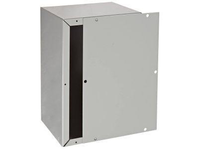 Bud Au1040 Plain Aluminum Alloy Utility Cabinet Chassis Box 6 inch W X 5 inch D X 9 inch H, With Cover and Bottom