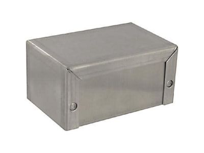 Bud Plain Aluminum Alloy Two Sections Slip Together, Cabinet, Chassis Box 3.0 inch W X 5.25 inch L X 2.12 inch H