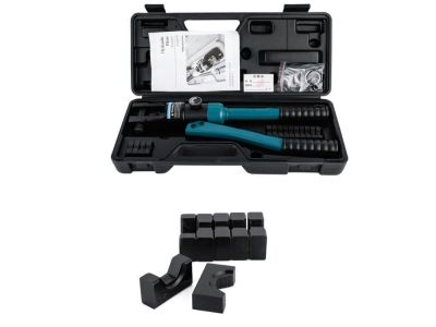 Heavy Duty Large Lug Hydraulic Hex Crimp Tool Crimper Crimping Pliers, YQK240 13 Dies 4-240mm