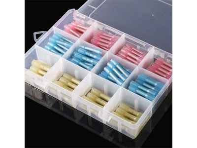 200pc 22-10ga Boxed Waterproof Heat Shrinkable Butt Connector Terminal Kit