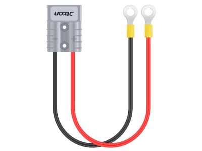ANDERSON POWER POLE PIGTAIL SB50 CONNECTOR GRAY 50 AMP 12 Inch, 10/12 AWG HOUSING AND 2 CONTACTS 6319-P SMH