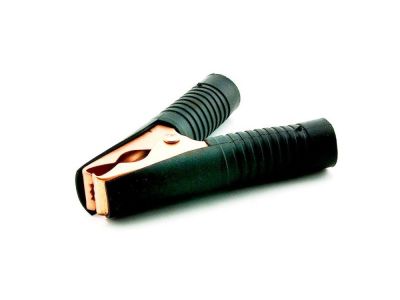 43 Black Clip Car Battery Terminal Alligator Crocodile Clamp Clip