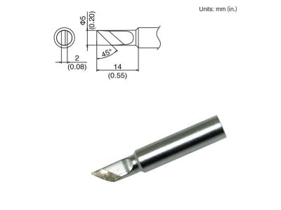 900 Hakko Series 45 Degree Hot Knife Chisel Soldering Iron Tip