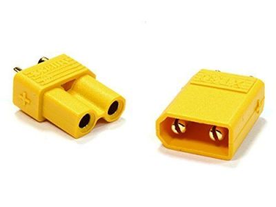 2 Pin XT30, 30A, Slightly Smaller than XT30, Male & Female Connectors Plugs For RC, LiPo Battery, Amass