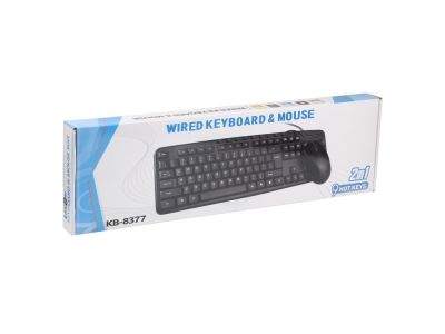 USB Wired Keyboard & Mouse Set KB-8377 KB8377
