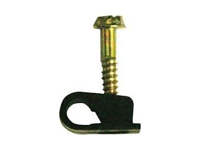 GRIP CLIP CLIPS COAX CLAMPS SINGLE BLACK RG6