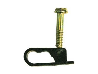 DUAL GRIP CLIP CLIPS COAX CLAMPS BLACK