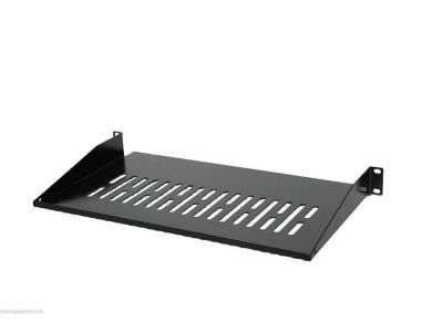 19 inch EQUIPMENT RACK SHELF 1U, 12 Inches Deep, 50lb Capacity