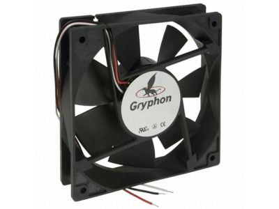 12V .35A 8.4W Gryphon Series DC Fan Comair Rotron GDA1225-12BB Ball Bearing 120mm x 25mm 3 Wire