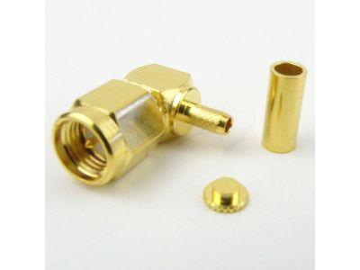 SMA MALE RIGHT ANGLE for RG174, RG316 132123, 050-628-9188310 SMA2507
