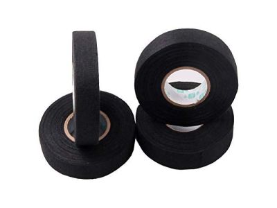 Yongle Elliott Tape, Black, OEM, Engine Compartment Wire Harness, 250 degrees Farinheit High Temp, 19mm x 25m, Abrasion, Heat and Chemical Resistant, Tesa 51026