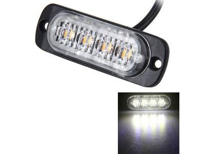 Super Bright LED Light Module White with 17 Different Strobe Patterns, Emergency Flasher Warning