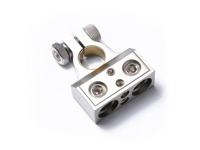 Automotive Dual up to 1/0 & Dual up to 8 Gauge Positive or Negative Battery Terminal Lug