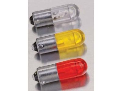 Dialight 586-2406-105F White LED Lamp BA9s T3-1/4 Bayonet 28VDC