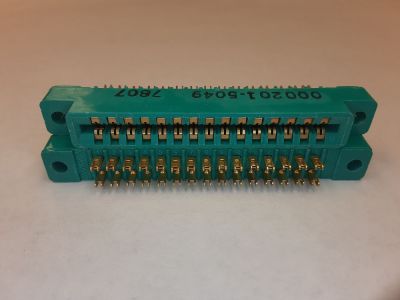 CARD EDGE CONNECTOR 30 Position, .125 inch SOLDER DOUBLE READOUT VIKING