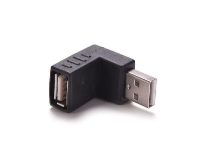 USB 90 Degree Adapter Up Type A, Right Angle