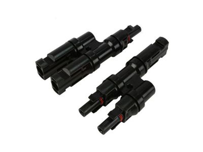 MC4 Solar Panel Cable Y Splitter Set, Male to 2 Females & Female to 2 Males, 30A