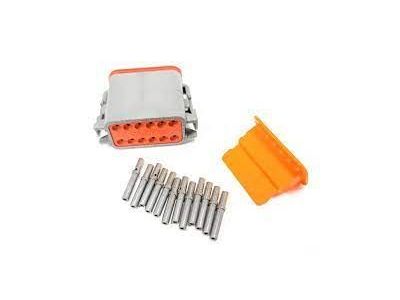 DEUTSCH WEATHER PACK KIT, CATERPILLAR 12 PIN HOUSING, FEMALE CONTACTS, DT06-12S, W12S, 9X3402