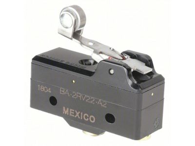 Honeywell MICRO SWITCH, 15A 120V, (ON) - ON, Momentary(), SPDT, SCREW TERMINALS, BA-2RV22-A2 BA2RV22A2, Z-15GW22-B