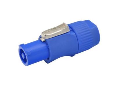 PowerCON CONNECTOR Blue, Power In, Cable End