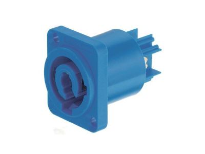 PowerCON NAC3MPA CONNECTOR Blue, Power In, Panel Mount