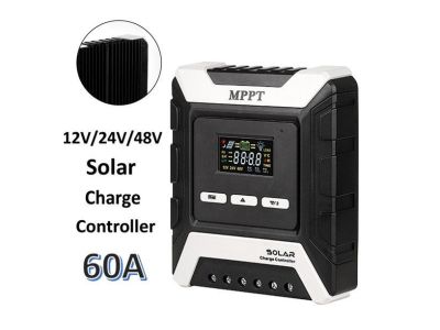 60A MPPT AUTO Solar Charge Controller Charger For 12V / 24V / 48V Panels, Lead-acid LiFePO4 Lithium Battery