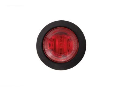 Red LED, 12VDC 10-30V Voltage, Waterproof, Marker Running Light w/ Grommet, Fits 3/4 Inch Hole