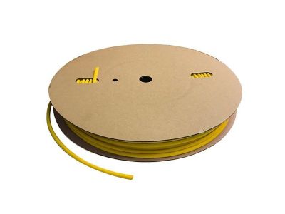 100 ft, 2:1 RATIO 1/8IN YELLOW HEAT SHRINK - 100FT ROLL