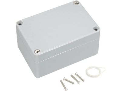 IP65 Weather Proof Sealed Chassis Box, Enclosure, with Lid. Polycarbonate ABS, Gray, 100x68x50mm