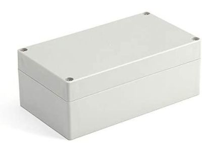 IP65 Weather Proof Sealed Chassis Box, Enclosure, with Lid. Polycarbonate ABS, Gray, 83x58x34mm