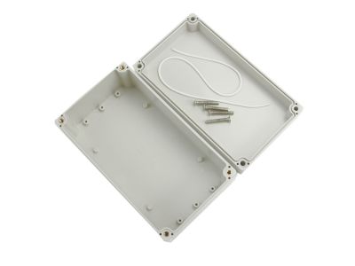 IP65 Weather Proof Sealed Chassis Box, Enclosure, with Lid. Polycarbonate ABS, Gray, 158x90x60mm