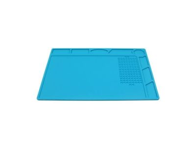 High Temp, Silicone, Electronics, Blue, Work Mat 9 inch X 13 inch.