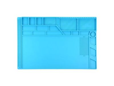 High Temp Silicone Electronics Blue Work Mat 14 inch X 22 inch.