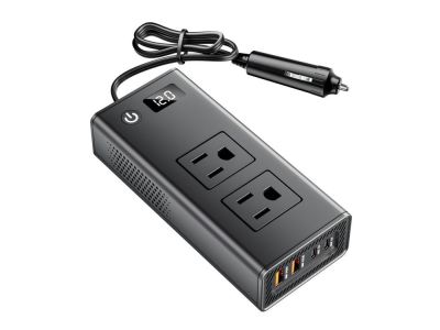 Carmon 12V to 115V 200W LCD Display Inverter, Power Converter.