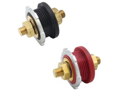 1 Pair Battery Charger Studs Battery Terminal Lug Feed Through Connectors. 3/8 inch Stud, 1-1/4 inch Hole Size.