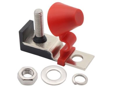 Battery Charger Stud Battery Terminal Lug Connectors. 5/16 inch Stud, 3/8 inch Hole Size. Fuse Holder for CBBF Busmann Square Type