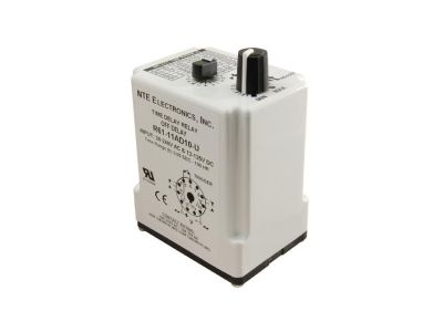 TIME DELAY RELAY 10AMP, COIL 12VDC or 12VAC .1 SECONDS - 120 MINUTES